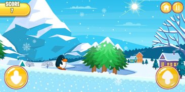 Penguin Run Adventure : Christmas Game screenshot 2