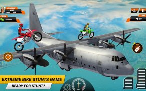 Gerçek Stunt Bike Pro Hileler Usta Yarış Oyunu 3D screenshot 1