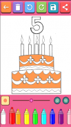 Birthday Cake Coloring Book screenshot 0