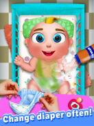 Newborn Care & Babysitting: Pregnant Mommy Games screenshot 2