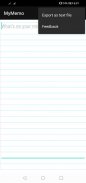 MyMemo-simple Notepad app screenshot 1