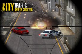 City Traffic Sniper Shooter 3D screenshot 4