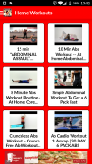 Home Exercise Workouts screenshot 3