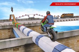 Impossible Motor Bike Stunt Driving screenshot 5