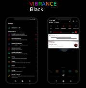 Vibrance Black EMUI 8/5 Theme screenshot 1