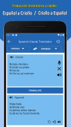 Traduction Creole Espagnol screenshot 4