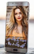 Urdu poetry on photo Free screenshot 4