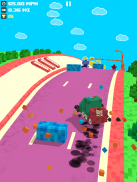 Out of Brakes - Blocky Racer screenshot 3