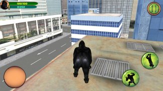 Real Gorilla vs Zombies - City screenshot 1