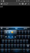 Dusk Blue Emoji Keyboard screenshot 3