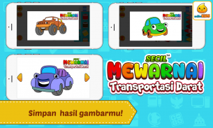 Mewarnai Mobil Kartun screenshot 4