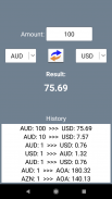 Currency Converter. Exchange rates and calculator screenshot 2