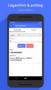 Logarithm calculator and Formula screenshot 2