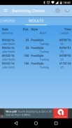 Swimming StopWatch free screenshot 14