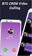 BTS Video Call and live Chat ☎️ ☎️ BTS Messenger screenshot 3