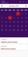 Calendario 2017 Italia screenshot 7