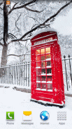 Snow in London Live Wallpaper screenshot 0