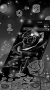 Black Rose APUS Launcher Theme screenshot 2