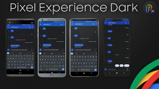 Pixel Experience Theme Dark for LG G7 screenshot 4