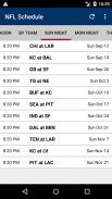 2024 Football Schedule (NFL) screenshot 3