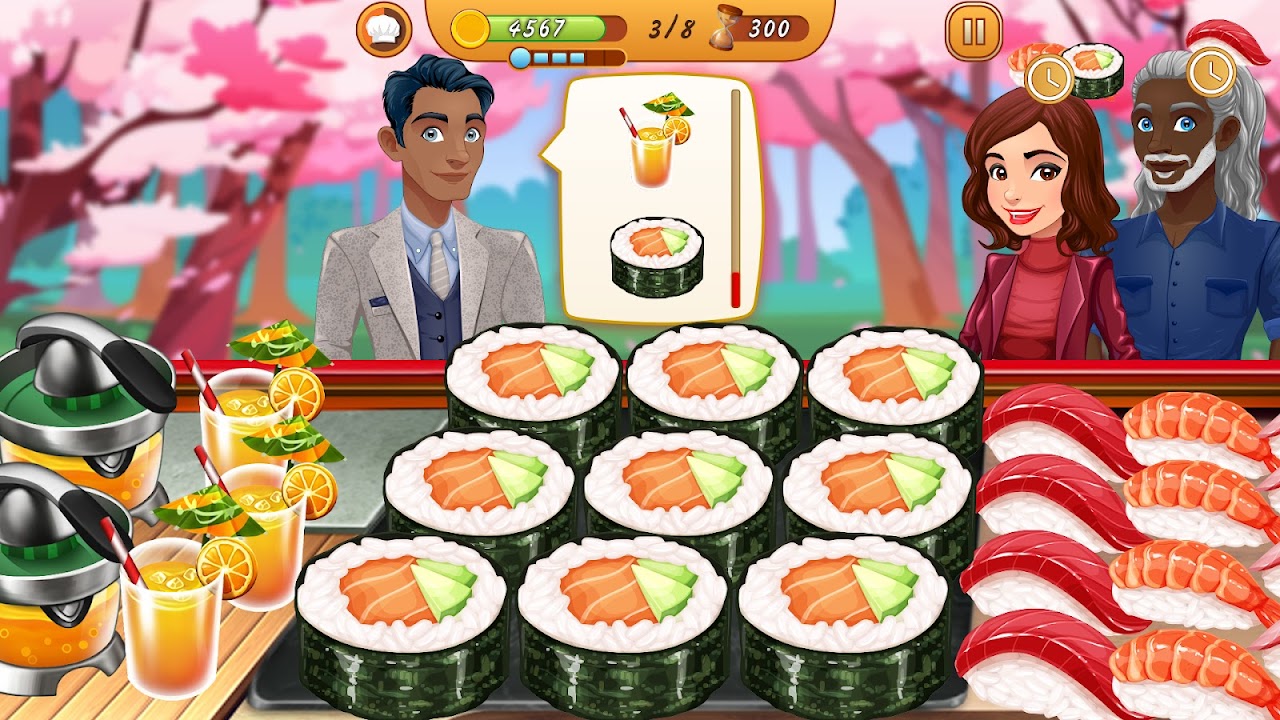 jogo de sushi jogo de sushi e cozinhar jogos de comida de  sushi::Appstore for Android