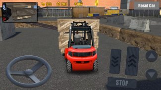 FORKED UP parkour 3D Forklift driving simulator screenshot 0