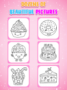Cupcakes Coloring Book Glitter screenshot 5