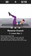 Daily Ab Workout - Core & Abs Fitness Exercises screenshot 1