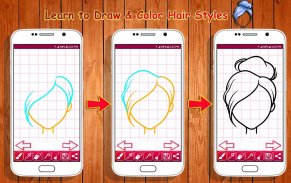 Learn to Draw Hair Styles screenshot 3