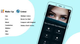 Eye Lens With Face Makeover screenshot 0