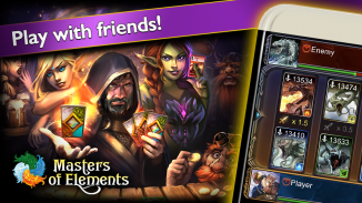 Masters of Elements－CCG game + online arena & RPG screenshot 0