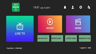 IPTV APP screenshot 1