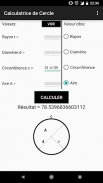 Calculatrice de Cercle screenshot 4