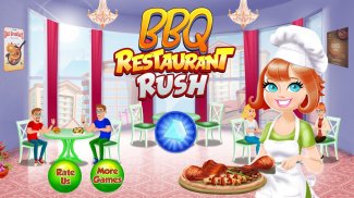 BBQ Restaurant Rush: Grill Food Cooking Stand screenshot 1