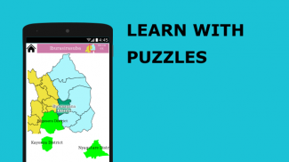 Puzzle Quiz Map 2020 - Rwanda screenshot 2