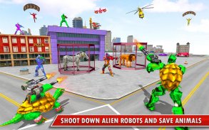 Game penyelamatan hewan robot penyu screenshot 3