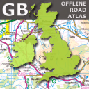 UK Offline Road Map - OS Based