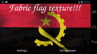 Angola Flag Live Wallpaper screenshot 0