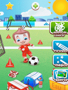Jogo de livro de colorir Futebol screenshot 3