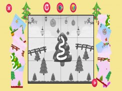 Christmas Book Coloring Pages and Puzzles for Kids screenshot 0