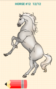 Wie Pferde zeichnen screenshot 5