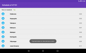 MMTS Train Timings Offline screenshot 14