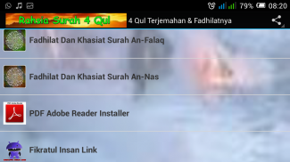 4 Qul Terjemahan & Fadhilatnya screenshot 5