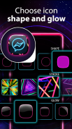 Modifica Icone App Neon screenshot 2