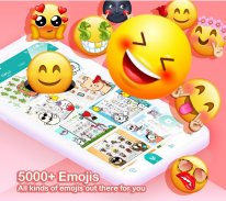 Teclado Kika-Teclado Emoji,GIF screenshot 1