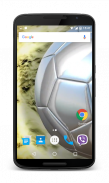 Football Silver Live Wallpaper screenshot 1