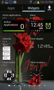 Red Flowers Pot LWP screenshot 2