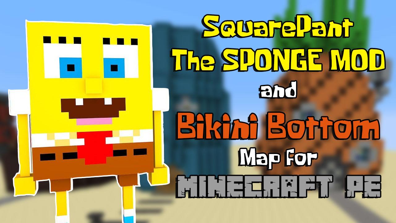 Sponge Bob Minecraft - Bikini Bottom MCPE Mods APK for Android