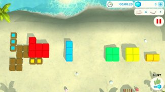 Tangram Puzzles Beach Party screenshot 2