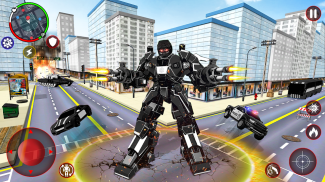 Monster Hero Robot Car Game screenshot 1